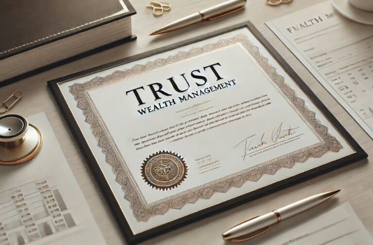 certificate of trust wealth management form pdf